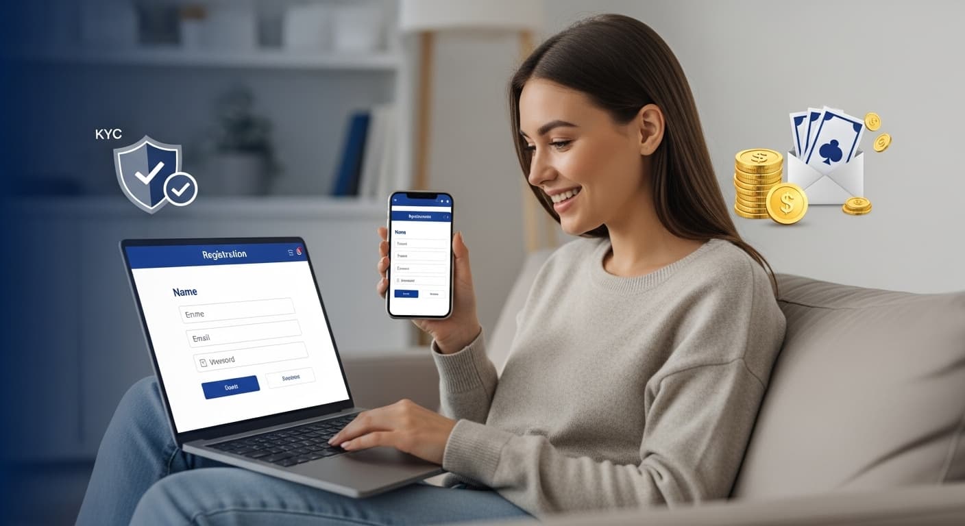 Hogyan regisztrálj egy online kaszinóban: lépésről lépésre image